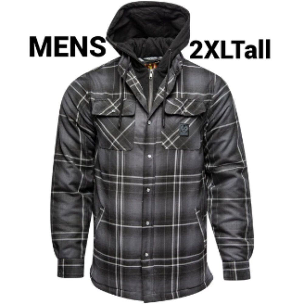 Dixxon Flannel The RITUAL Hooded Flannel Jacket - Men's 2XL Tall